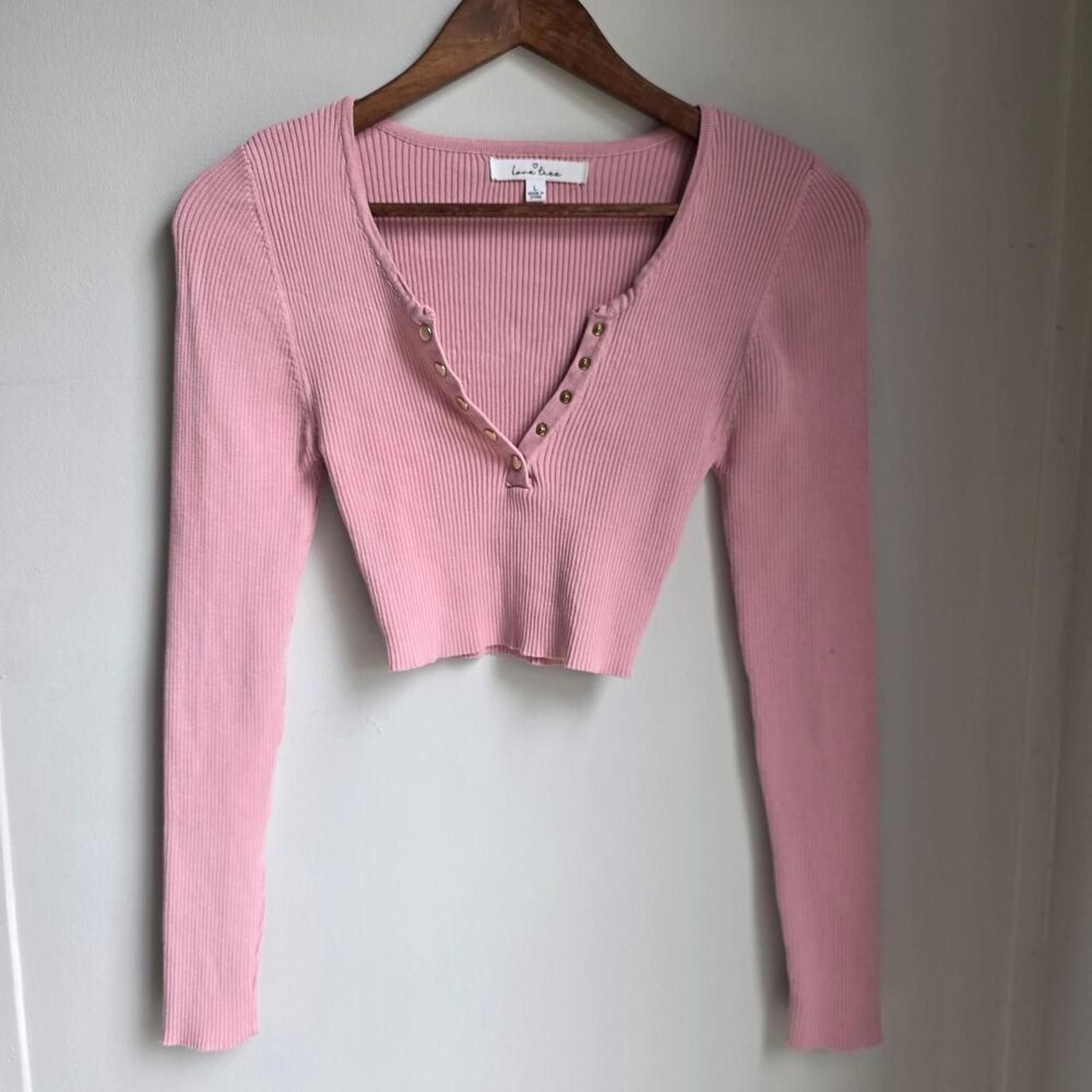 Lovetree-design Women's Pink Crop-top